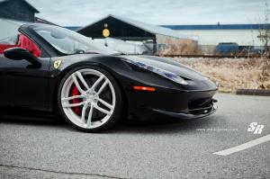 Ferrari 458 Spider Nero Daytona with PUR Wheels by SR Auto Group 2014 года
